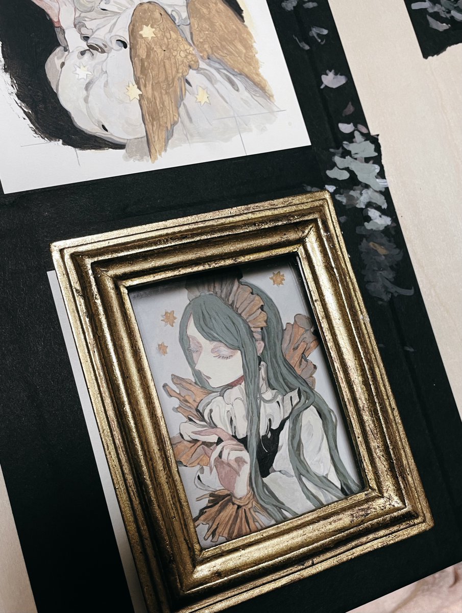 「久々の着彩ミニ原画です😌 」|yuko(ゆこ)✳︎のイラスト