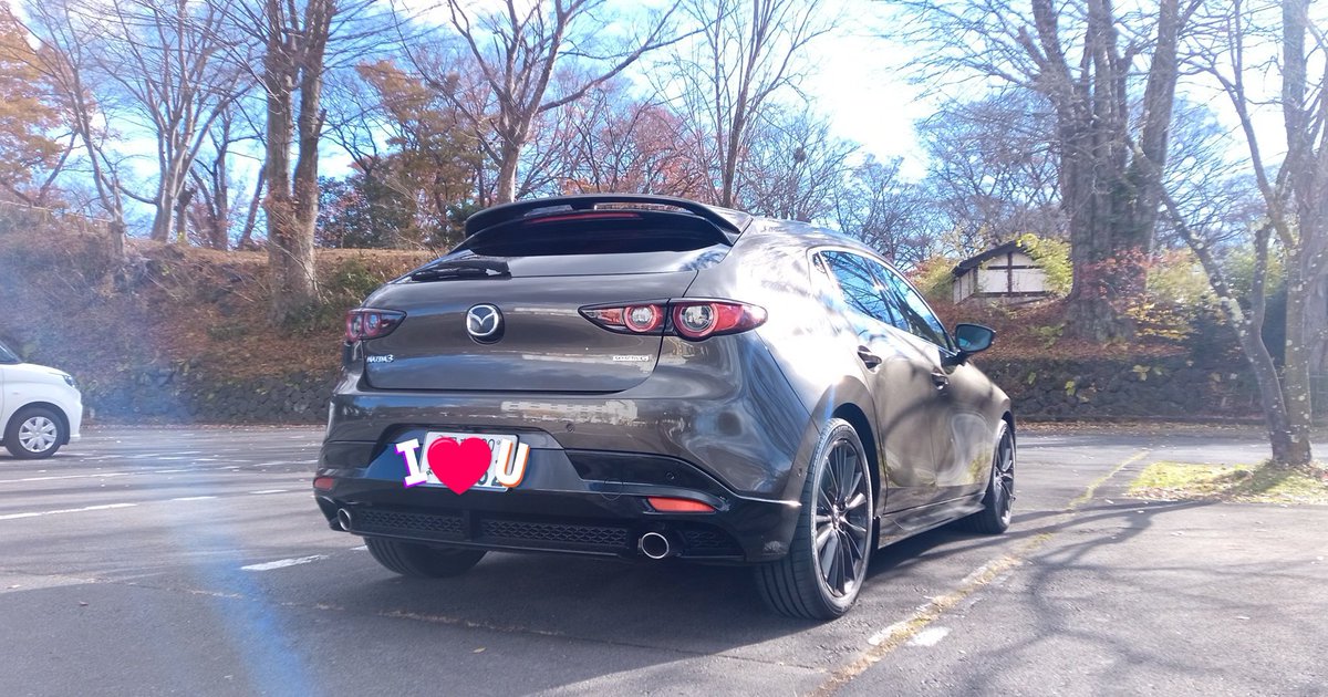10Mazda3's tweet photo. 長野までドライブ✨
セクシーなお尻😍
#小諸城址 https://t.co/SpCyBBFNJe