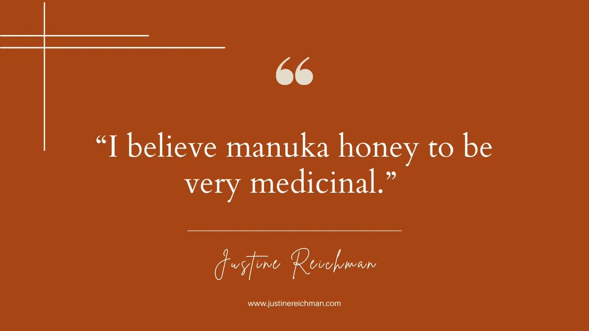 _NextGenChef's tweet image. “I believe manuka honey to be very medicinal.” - Justine Reichman

And don’t forget to tune in to this week’s episode with @truehoneyco Founder Jim McMillan. 
justinereichman.com/podcast-episod…

#TrueHoney #PureHoney #HealingHoney #ManukaHoney #homeremedy #naturalremedy #healthbenefits
