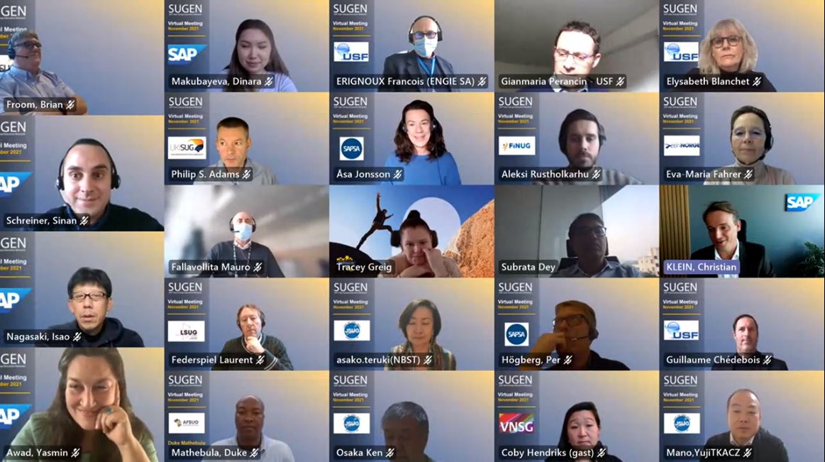 Excellent exchange in today's session between the #SUGEN community and <a href="/ChrstnKlein/">Christian Klein</a> on how to turn challenges into opportunities and how <a href="/SAP/">SAP</a> can support its customer base in these times! Thank you all for the lively interaction! #UserGroupsRock