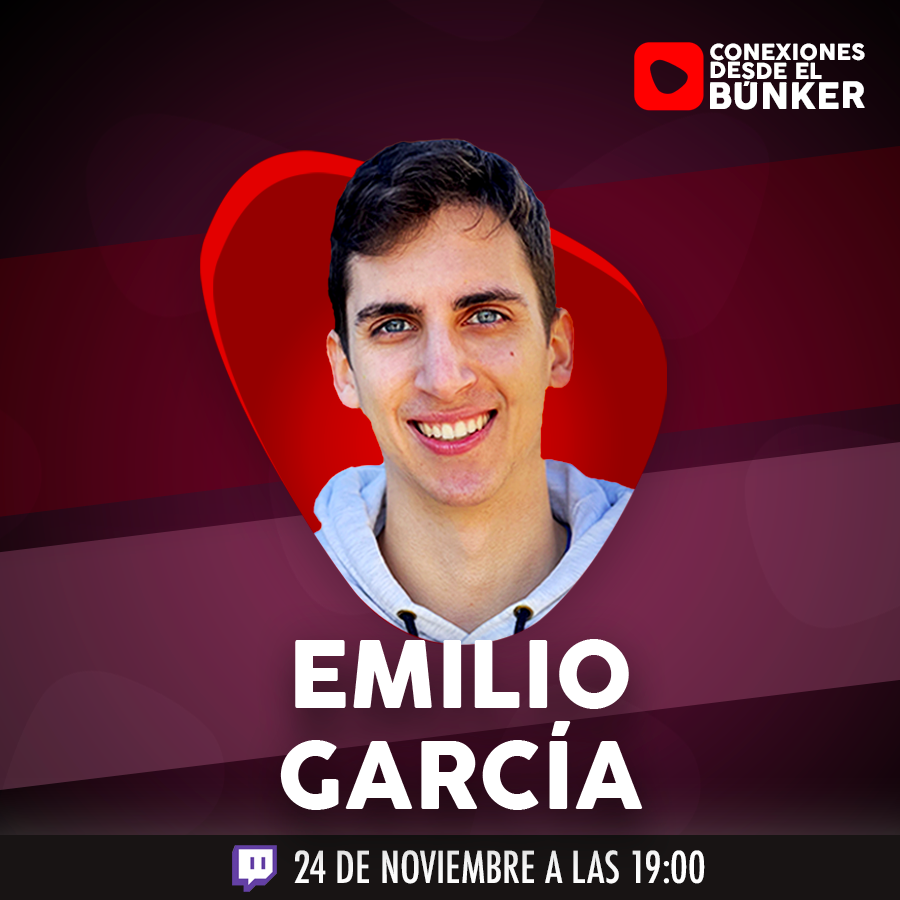 🚨Esta tarde viene a pasárselo pipa...

¡Emilio García!  🏕️<a href="/CampamentoWeb/">🏕 Campamento Web • Emilio García</a> para los amigos

Charlaremos de:

⛺️ SEO y Podcasts
⛺️ Posicionamiento de verticales
⛺️ Marca personal
⛺️ Formación SEO

Id pensando vuestras preguntas para el chat.

¡OS ESPERAMOS!

twitch.tv/conexionesbunk…