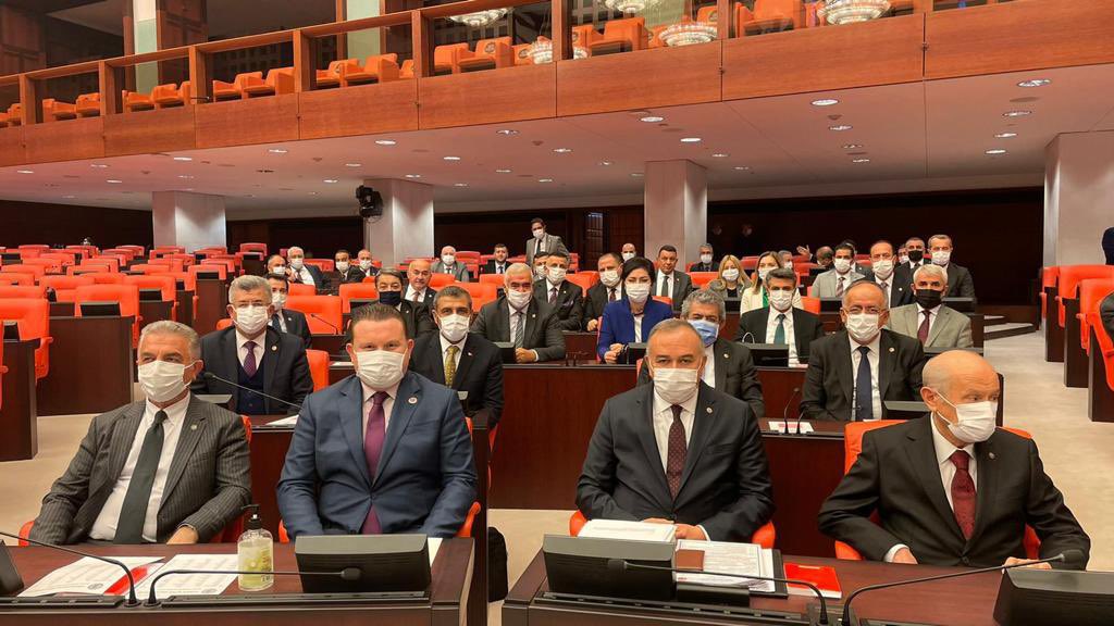 Liderimiz Sayın Devlet Bahçeli bey <a href="/dbdevletbahceli/">Devlet Bahçeli</a> HSK üye seçimi için TBMM’de