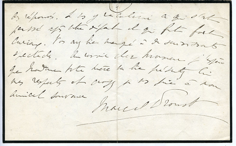 This weeks letter from the archive is from Marcel Proust. René Gimpel recalls meeting with Proust in the following extract from his diary:

Has me call him at 7pm to ask if he can visit at midnight and I reply that of course he can...

Read more...
facebook.com/GimpelFilsLTD