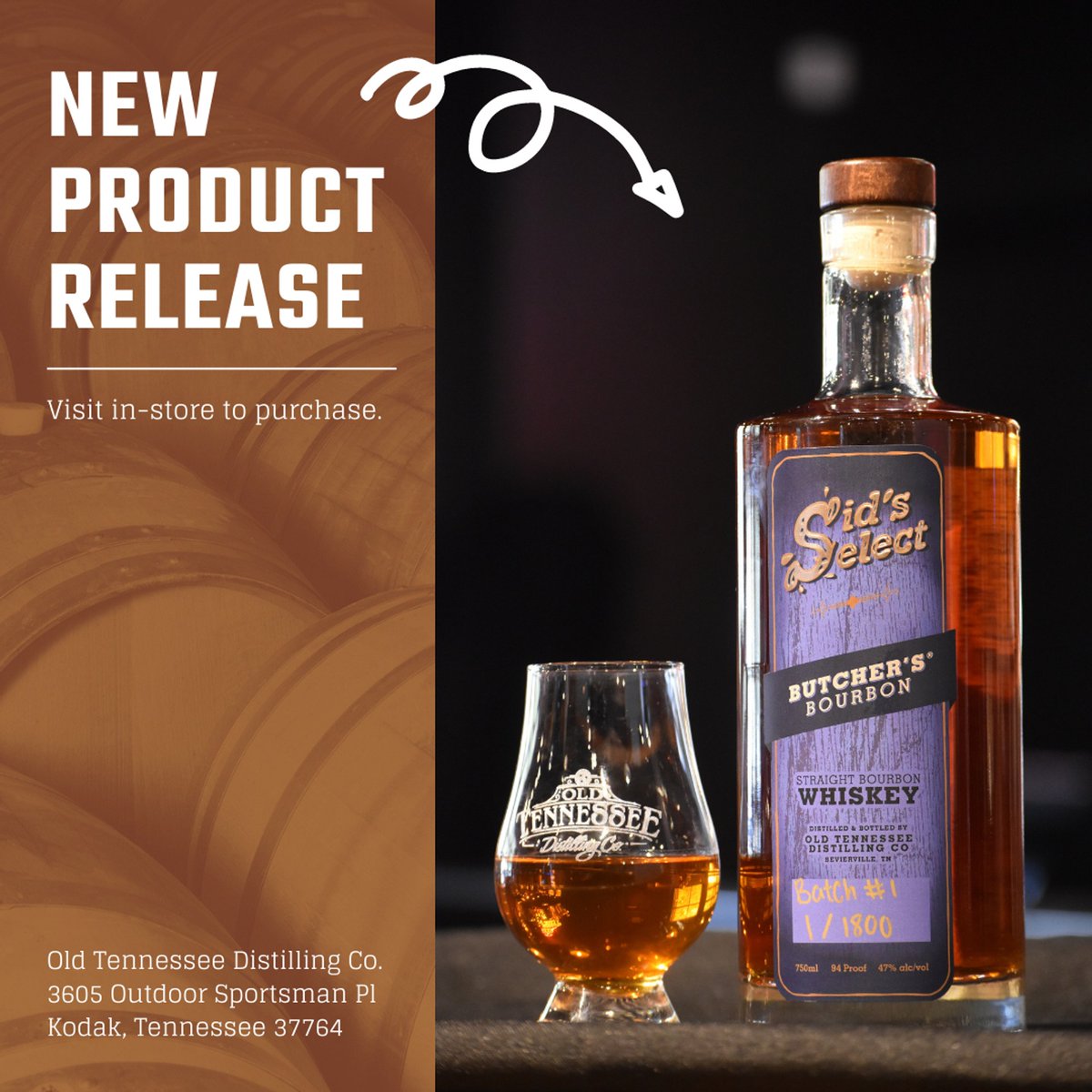 Cheers 🍻 We're giving our friends and family ✨exclusive &amp; early access✨ to the release of our newest product – Sid’s Select™ Premium Tennessee Butcher's® Bourbon.

Visit in-store to purchase your bottle before it is released to the public on November 29th.