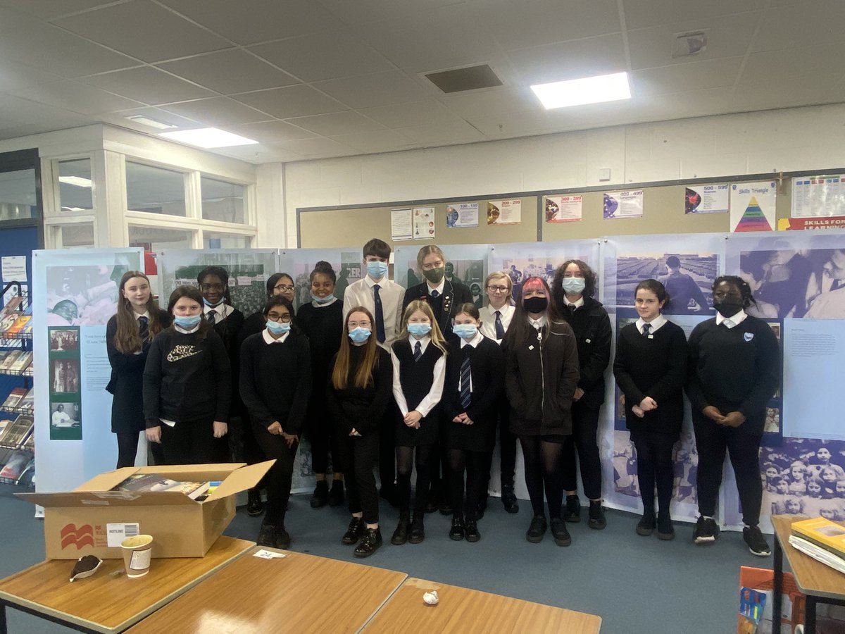 Meet our school Readership Group. This enthusiastic bunch are going to help promote reading for pleasure and develop our whole school Reading culture here <a href="/StJohnsOfficial/">St John's RC High School</a>. Lots of ideas generated at our 1st meeting! <a href="/scottishbktrust/">Scottish Book Trust</a> <a href="/STJLib/">St John's Library</a> #StJohnsReads #ScotReadingSchool