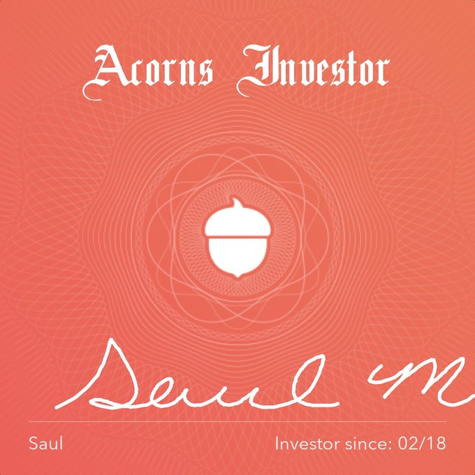 I'm an investor with Acorns! Become an investor and get growth minded with your money. https://t.co/OfnWLQHK2F