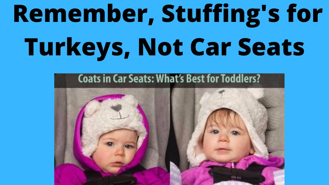 Make sure to remove heavy coats when placing your child in his or her car seat. Secure the harness over the child, remove all the slack and then use their coat as a blanket. <a href="/NSCsafety/">National Safety Council</a> <a href="/NHTSAgov/">nhtsagov</a> <a href="/safekids/">Safe Kids Worldwide</a> #carseat #safety
