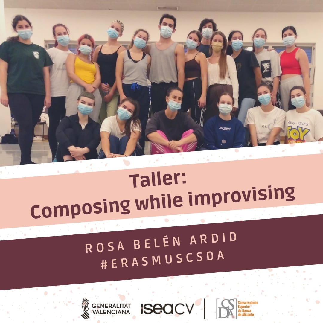 CSD_ALICANTE's tweet photo. La #DocenteCSDA Rosa Ardid ha estado de #ErasmusCSDA en Lisboa, en la #escolasuperiordedança desarrollando su taller "Composing while improvising". Experiencias que suman y que repercuten directamente en la formación del #AlumnadoCSDA.
@GVAinnova @DIseacv @iseacv https://t.co/4lMd34ZxRb