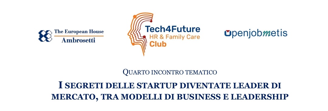Ambrosetti_'s tweet photo. Oggi 4° incontro di #Tech4FutureClub sui segreti delle #startup diventare leader di mercato, tra modelli di business e #leadership. Ne parleremo con @Greenrail_IT @Buzzoole e @rasizza, AD @Openjobmetis https://t.co/qXlXfBA2T9