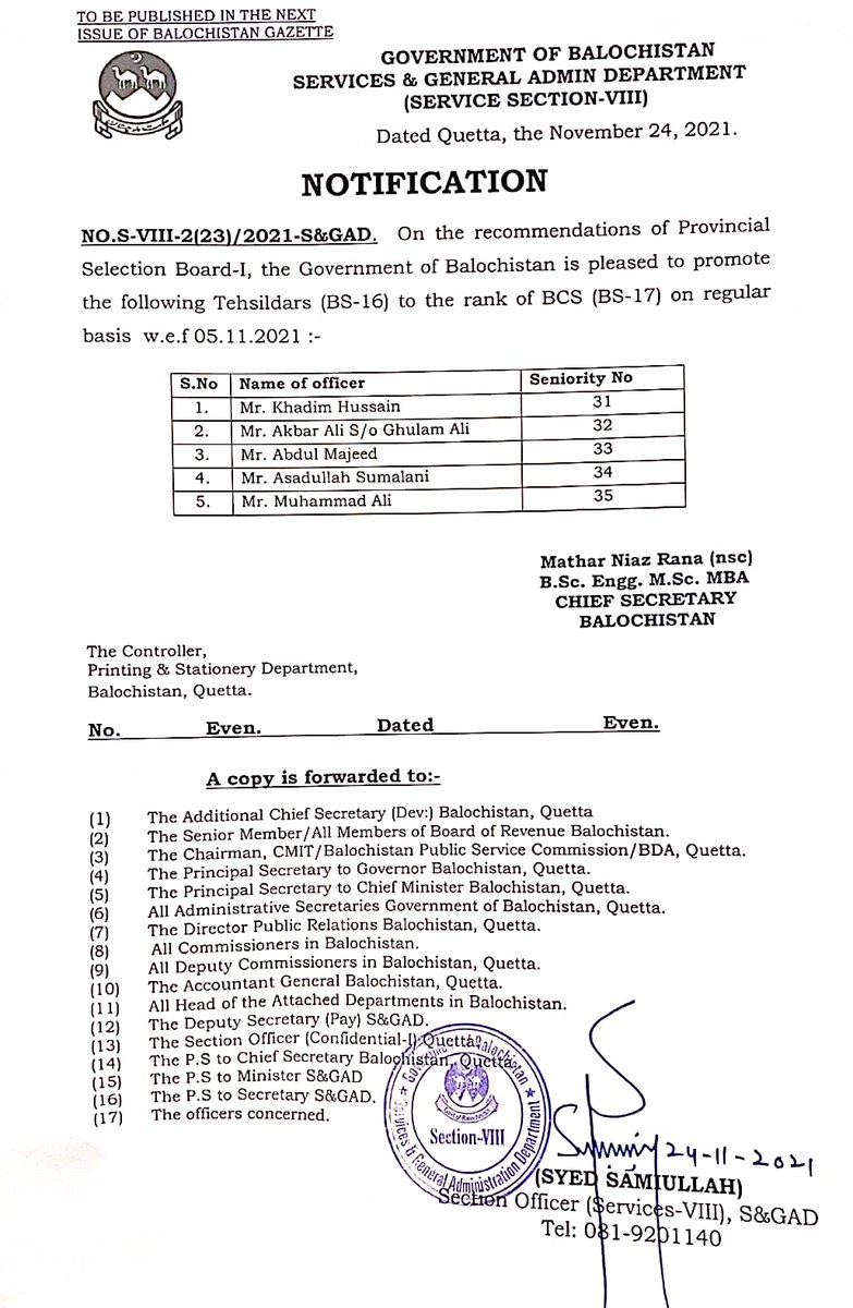 Alhamdulilah got promoted as Assistant Commissioner
