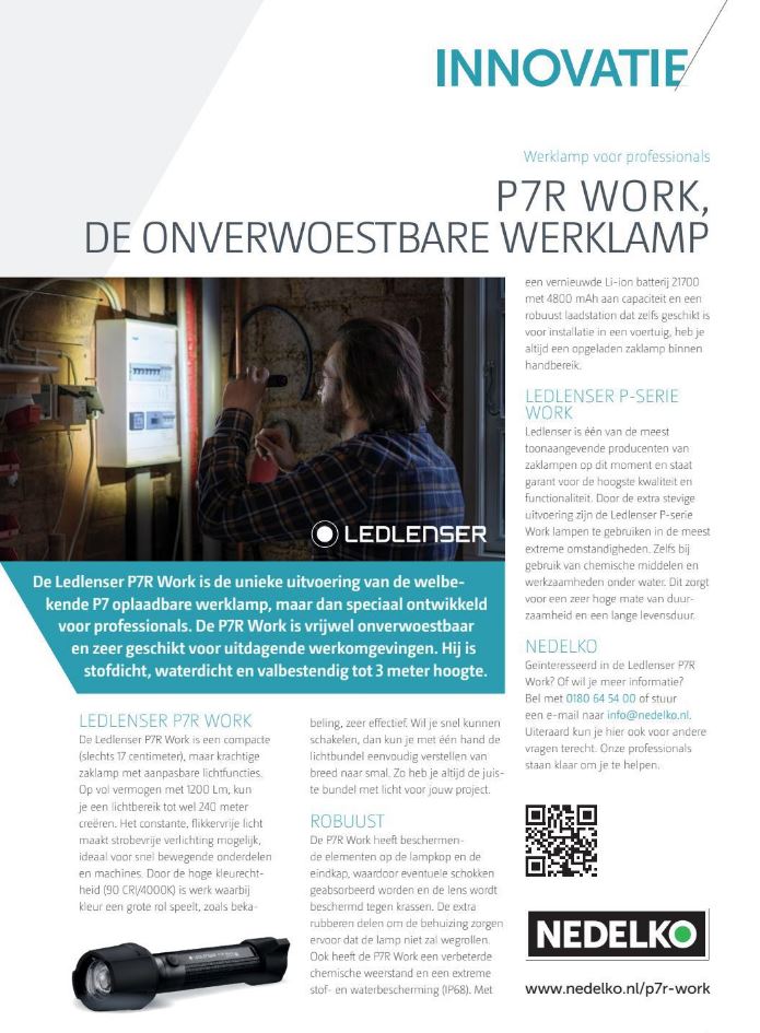 In de nieuwste editie van Henk &amp; Fred📔💥
De innovatieve Ledlenser P7R Work. Een robuuste werklamp die je niet in de steek laat, zelfs onder zeer extreme omstandigheden.

Lees hier meer > lnkd.in/ethZTSNn

#Ledlenser #werklamp #oplaadbaar #robuust #innovatief