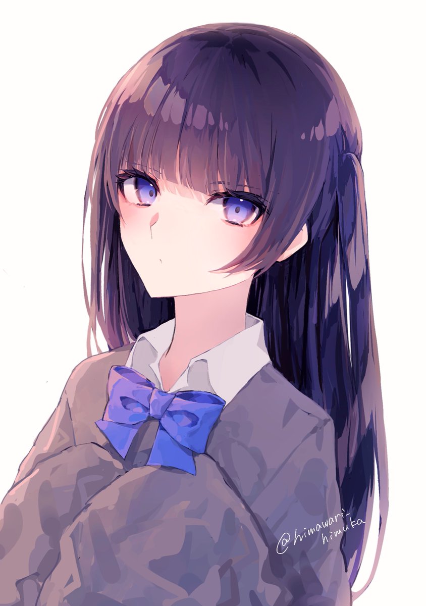 ぶかぶかセーターの手癖jkちゃん イラスト ひむ のイラスト