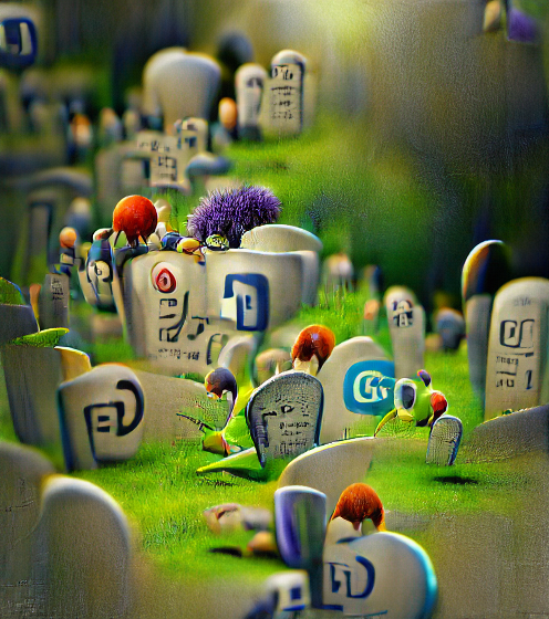iDreamShowrThts's tweet photo. One day there will be more dead users social media profiles than living, The Internet is the world's fastest growing graveyard.

Follow me for more fun AI generated visualizations
#AIart #ShowerThoughts https://t.co/fEJf7bTdgn