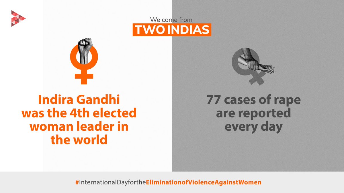 Pioneers in women empowerment yet so backwards when it comes to respecting them.

#TwoIndias #trendingnow #momentmarketing #creatorsspot #viralpost #topicalspot  #memecoding #InternationalDayForTheEliminationOfViolenceAgainstWomen #GiveIndia