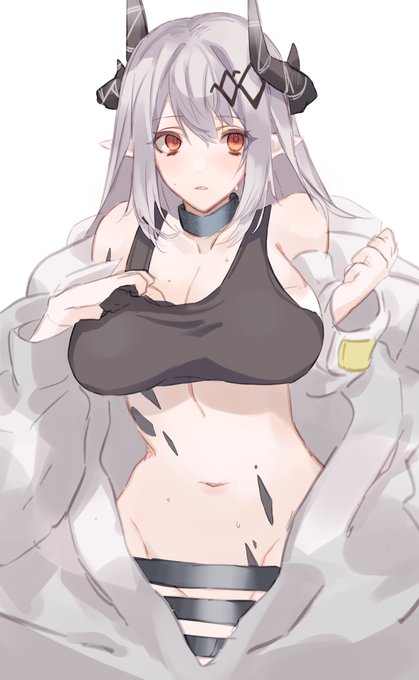 #アークナイツ版深夜の真剣お絵かき60分一本勝負
頭痛すぎて遅刻しました。。。 