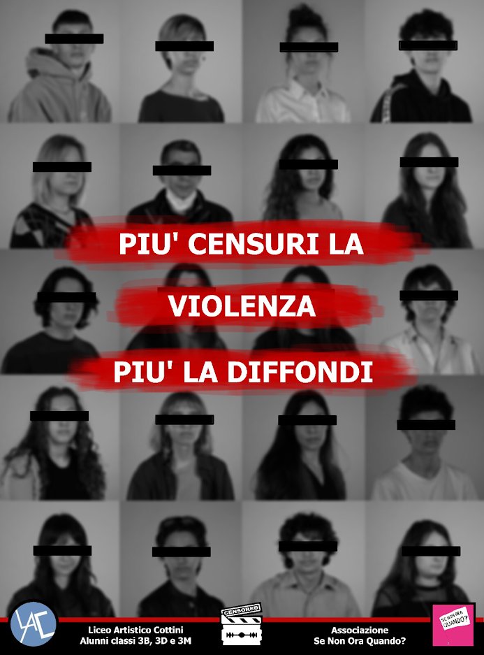 SnoqTorino's tweet photo. In occasione del #25novembre,   #GiornataInternazionalepereliminazionedellaviolenzacontroledonne, presentiamo i lavori dell’a.s. 2020/21 creati degli studenti del @LiceoCottini nell'ambito del Progetto di Snoq-Torino Potere alla Parola https://t.co/ylPJ9GrSID