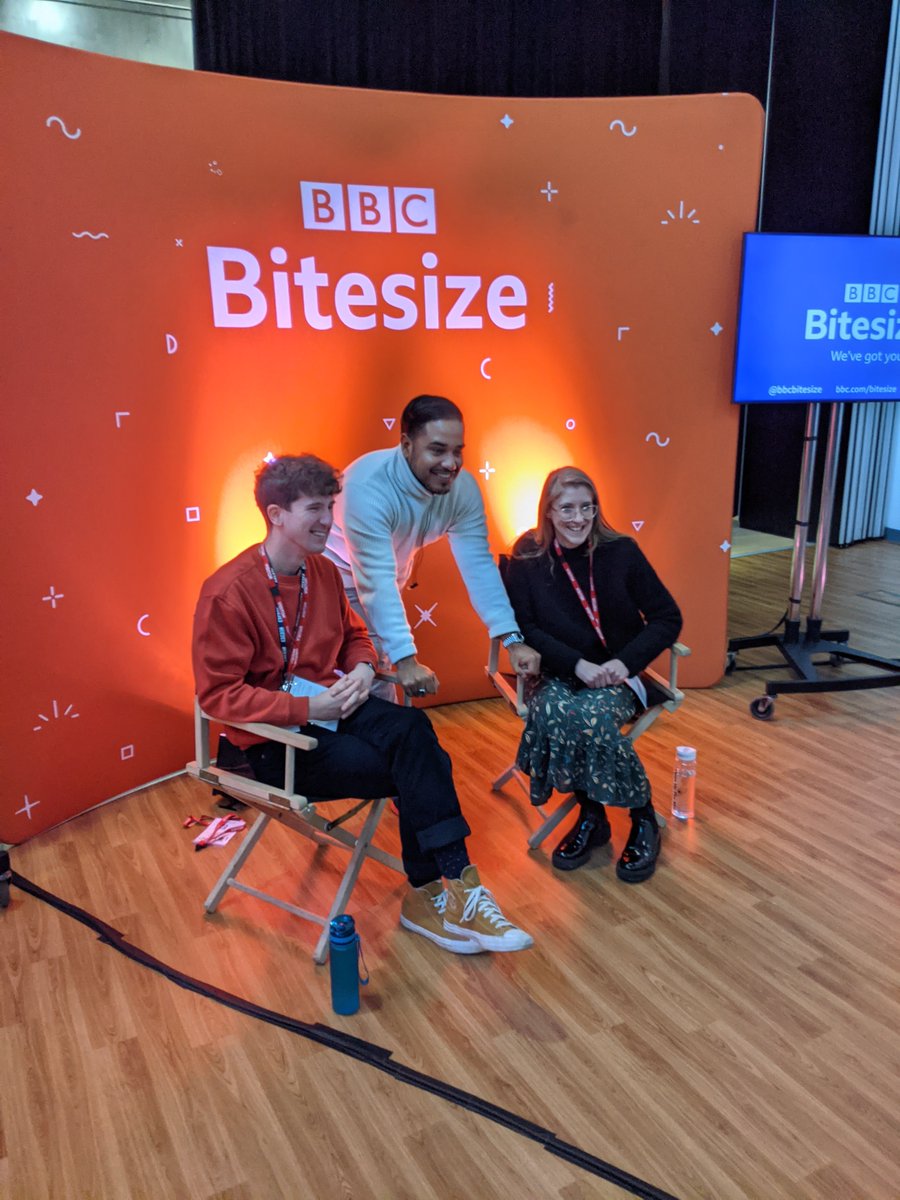SJTCareers's tweet photo. Exciting day for years 7,8 &amp; 9 at @OfficialSJTCC  today as we welcomed @bbcbitesize to talk to us about Careers &amp; Innovation! Thanks to the fantastic panel led by @MimShaikh_  and the production team they were all so inspiring #creativecareers #encounterswithemployers https://t.co/Yvw0QGHkl6