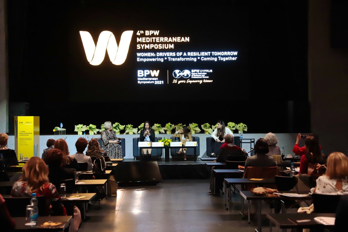 rgorgorian's tweet photo. 4th BPW Mediterranean Symposium
Young BPW Panel Discussion: ”DIFFERENT GENERATIONS - ONE VISION”

#BPWCyprus #BPW #Education #Communication #Collaboration #Economy #Society #PanelDiscussion #EmpoweringWomen #WomenSupportingWomen #InfluenceTheChange https://t.co/jsg2XoMrM2