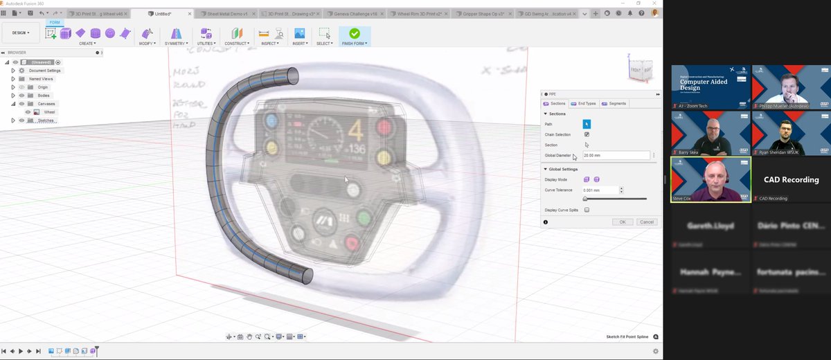 Great <a href="/worldskillsuk/">WorldSkills UK</a> #wsukCPD Masterclass talking about the future of Mechanical Engineering CAD with <a href="/NCLanarkshire/">New College Lanarkshire</a>´s <a href="/barry_skea/">Barry Skea</a>  <a href="/SteveCox3D/">Steve Cox</a> @adskFusion360
