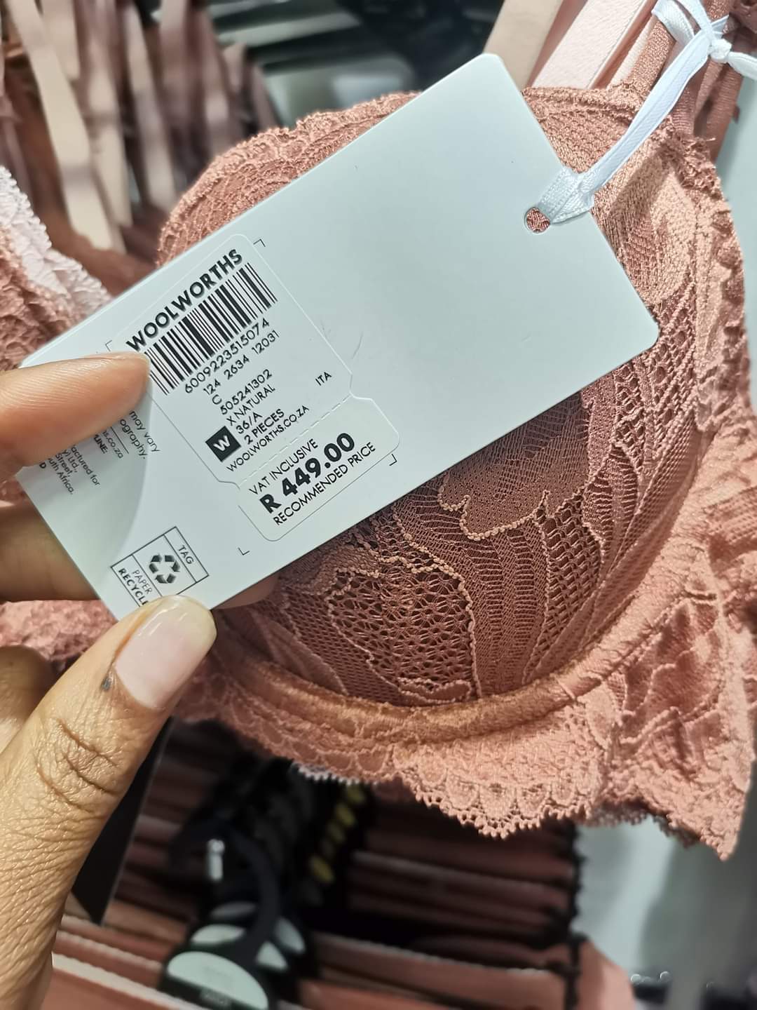K. on X: One thing about woolies bras? Worth every penny. / X