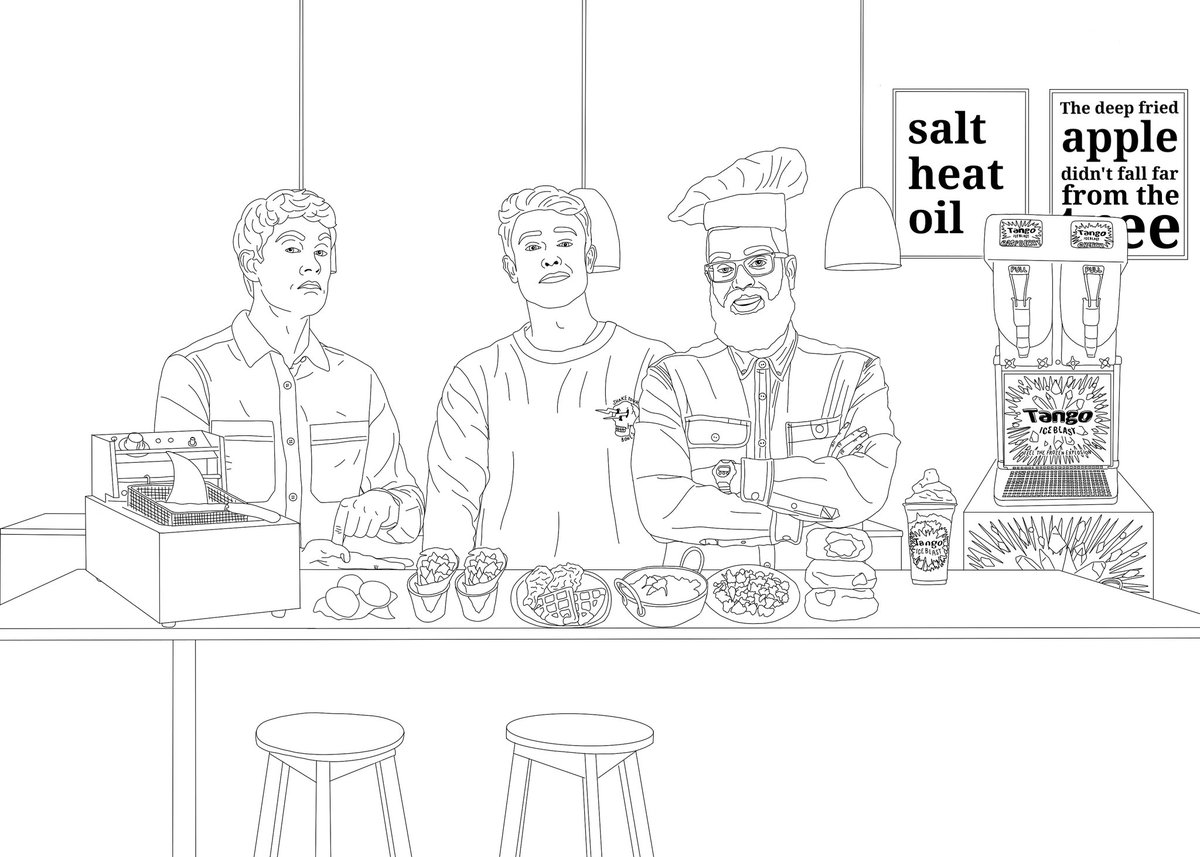 NCCbyKimberley's tweet photo. I is for Ice Blast #OffMenu #JamesAcaster #EdGamble #RomeshRanganathan #IndependentArtist #DigitalArt #TangoIceBlast #DeepFriedEverything https://t.co/hUQsiTIbxK