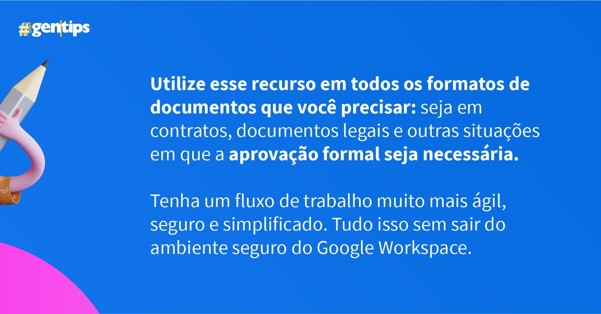 GentropCorp's tweet photo. Garantir a segurança das informações, agilidade nos processos e contar com a ferramenta correta no dia a dia, é fundamental para qualquer empresa. 

👉 Pensando nisso, confira neste post o novo recurso do Google Docs e veja como ter um fluxo mais seguro e simplificado. https://t.co/1IqGvfSNfb