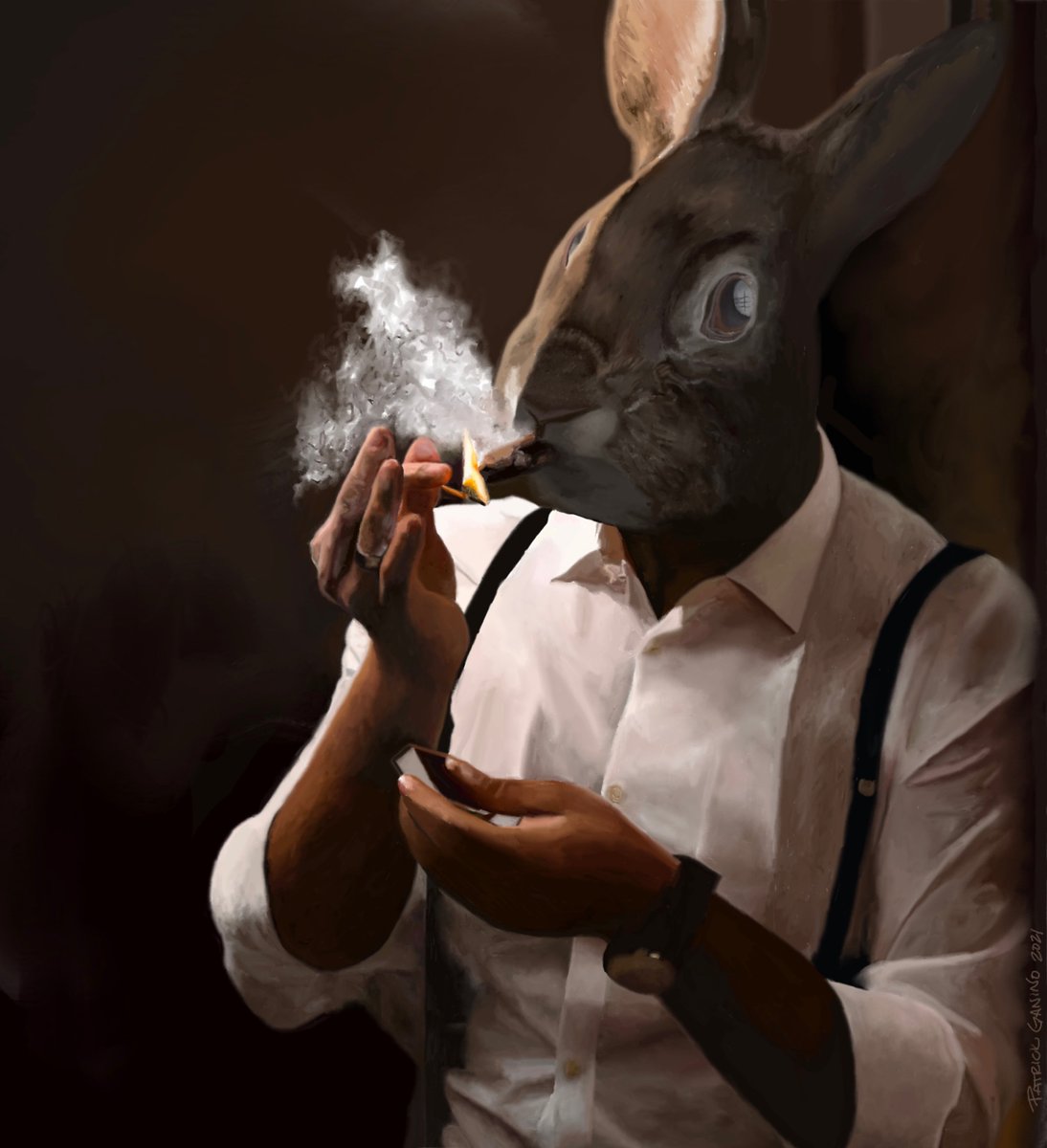 My first NFT collection "Stoner Rabbits" is live on OpenSea! Did this fun collaboration with my friend <a href="/ladie_crypto/">Lady Crypto</a> who came up with the concept and I brought it to life! First 3 are up, 1 sold, but 2 left!  More to come. opensea.io/collection/sto… 

#NFTCommunity #crypto #art