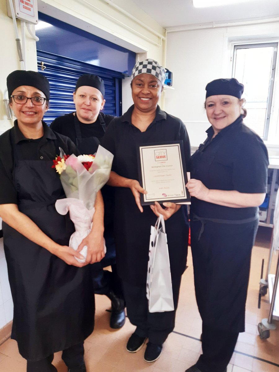 CarolineBrum25's tweet photo. Double celebrations to Carol Fraser-Taylor on achieving 20 years service at Abbey Catholic school @AbbeyPrimary &amp; Happy 60th Birthday🎉 best wishes from @LoveCityserve The children were in fine voices singing Happy Birthday during lunch #itsallaboutthekids https://t.co/TOPi93ZCP7