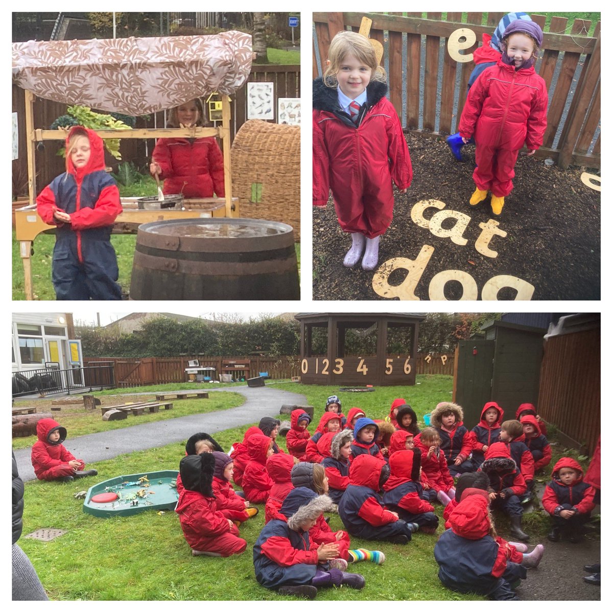 gavinburnps's tweet photo. Fabulous Free Flow Friday for all the P1’s and the Nursery children @ play. It was all go this afternoon in the ☔️   We LOVED it 😍 Can you spot all the skills we used? 💫  #outdoorlearning #freeflowfriday https://t.co/bj0f70Nmof
