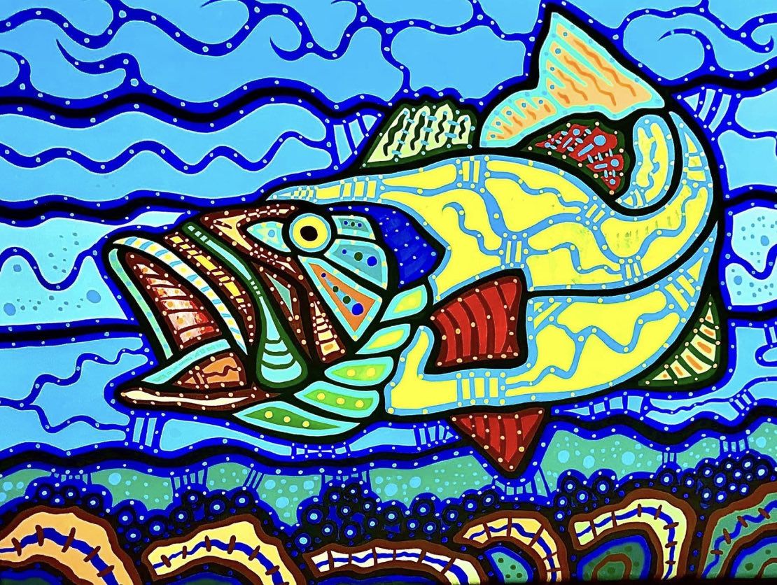 DhkBeau's tweet photo. In Ojibwe our word for fish is giigoonh. https://t.co/Pv9pmEO0Wf