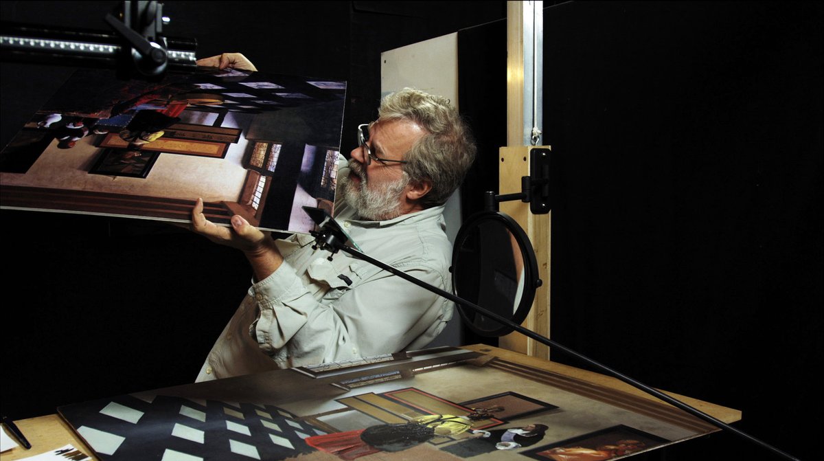 colorblindmess's tweet photo. Since today is sort of Johannes Vermeer day, instead of sharing paintings I wanted to share this interesting documentary called Tim's Vermeer (2013).
It's about Tim, he was not an artist, but went on a lovely journey to recreate Vermeer's works with the help of optical devices. https://t.co/a6W9dufOib