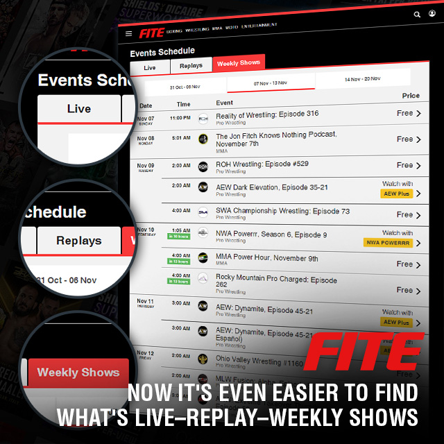 Triller_TV's tweet photo. 🔊You spoke, and we listened.👂
We want to hear more from the #FITEFANS about the #FITE app!
🤔Have a suggestion on how to improve it? Send your ideas to 📥product@fite.tv by December 31st, and you could be one of three lucky winners to see a PPV for FREE🆓 https://t.co/dGDEywD2Wu