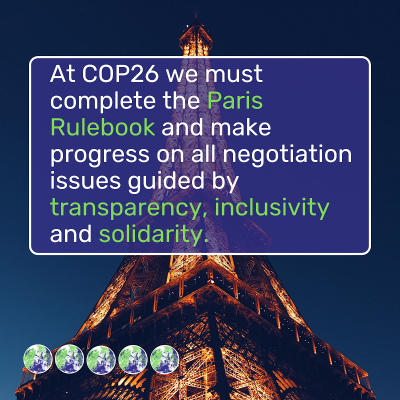 COP26's tweet photo. What is needed for successful climate negotiations in Glasgow? 

Swipe to find out ahead of the #COP26 negotiated outcome ➡️

#TogetherForOurPlanet