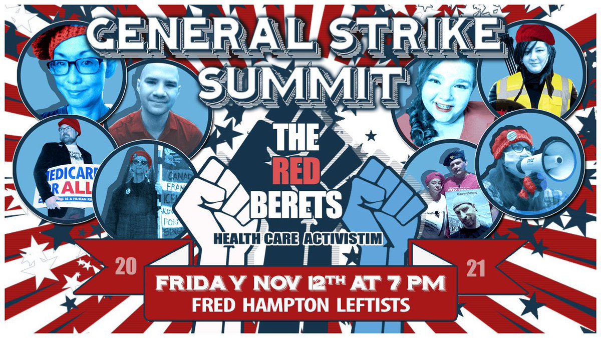 RedBeretsM4All's tweet photo. #RedBerets #Craftstrike 
#GeneralStrikeSummit

Attention please!♥️🧶

There’s a DM group with vital information we all need for this afternoon/evening! 

Please check DMs &amp; respond! 

.@MichelldVillage @50linesonly 
@CallForCongress @CaptainStack 
@Millensplain @DesnoyersScott https://t.co/jM4EmxsiYk