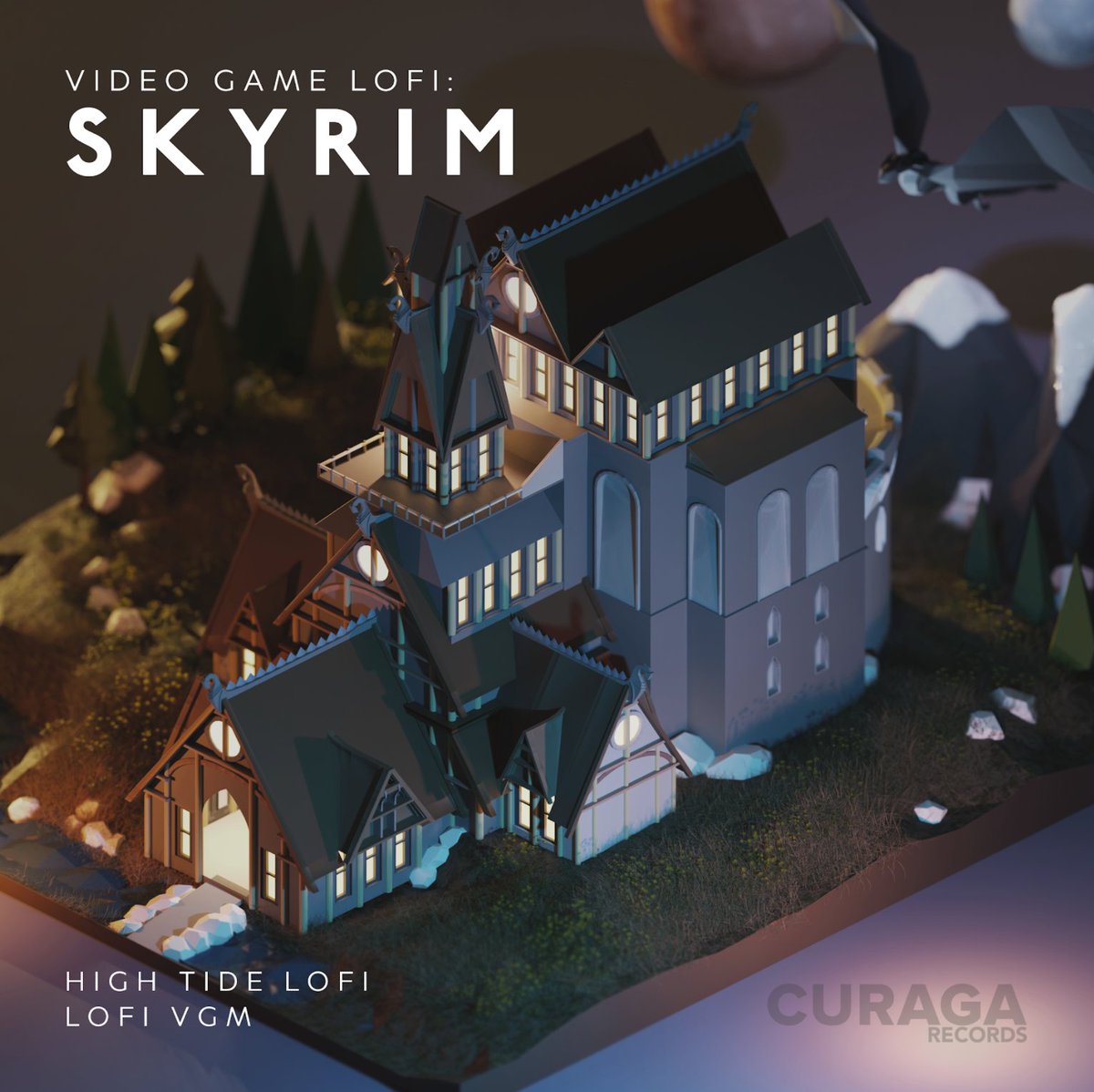 ‼️Hey pssst...

Pre-save Skyrim Lo-Fi right here 👇 👇 👇 
curaga.to/skyrim

I promise you, once it's out <a href="/hightidelofi/">High Tide Lofi</a> will NOT dragonshout your ears off... maybe...

#Skyrim10 #SkyrimAnniversaryEdition #lofi