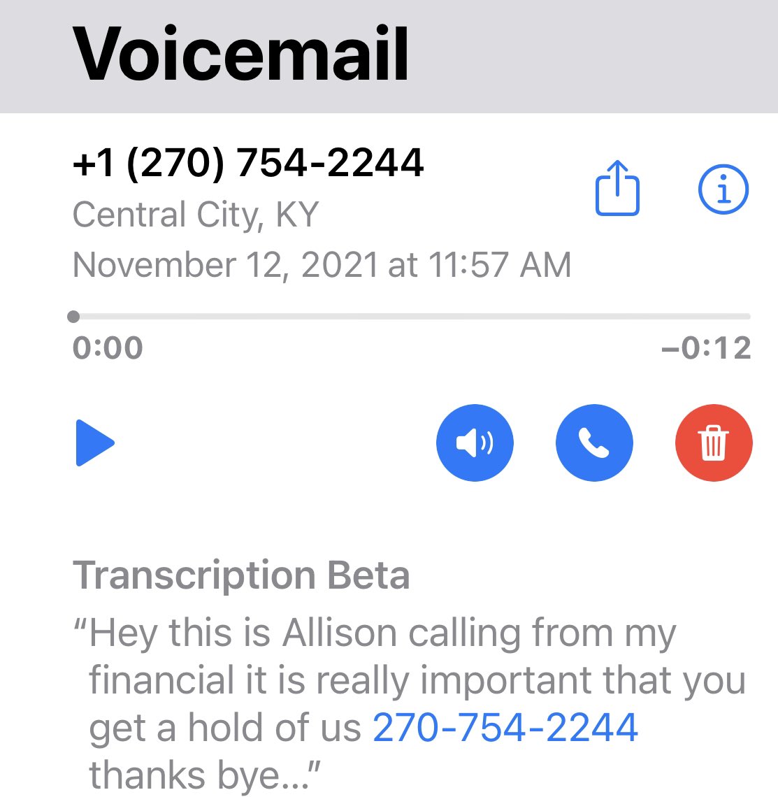 Wonder if anyone <a href="/LendmarkFIN/">Lendmark Financial</a> knows their cold calls come up as Potential Spam…