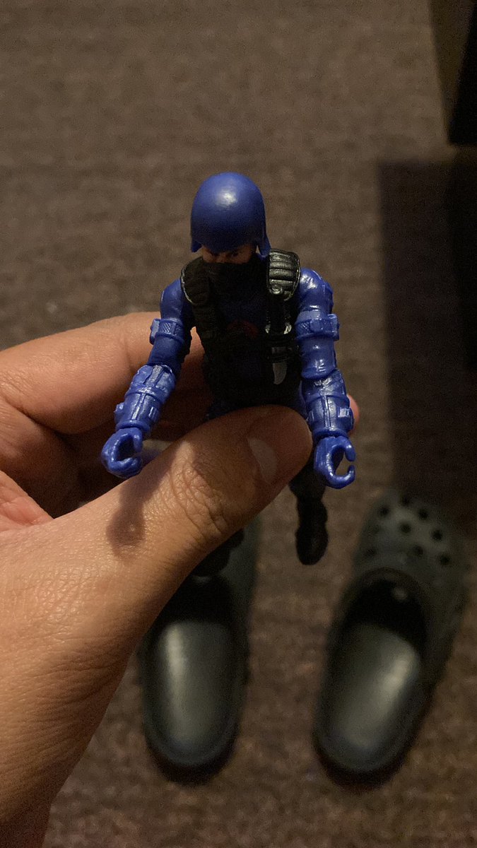 MaweDerDravulia's tweet photo. @Hasbro compré un #CobraTrooper y trae dos brazos derechos jajaja. Ahora pienso que es una edición especial. https://t.co/I967fG9Y93