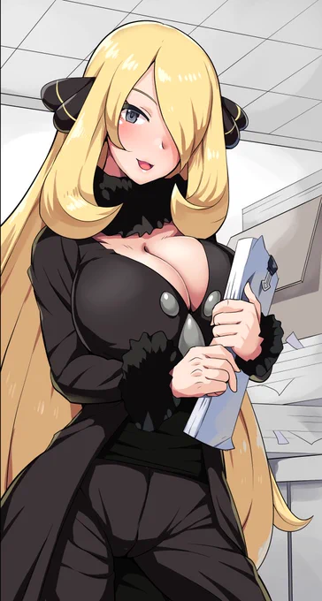 BDSPまであと一週間切ったので、シロナさん絵再掲。 