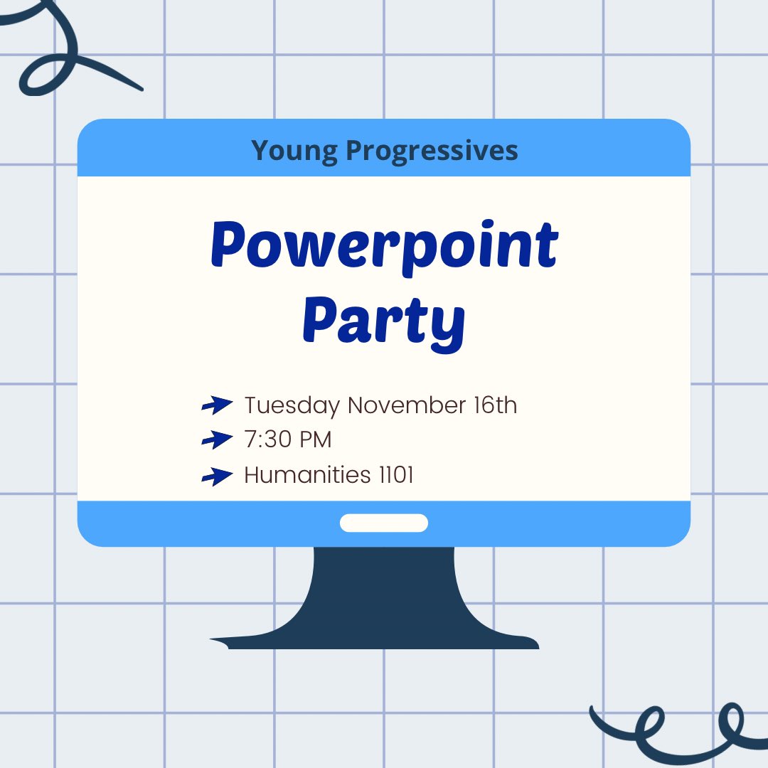 yoprowisco's tweet photo. We are having a PowerPoint party!! Send your PowerPoint to us at uwmadisonyopros@gmail.com by Monday 11/15 at 12pm to present at our meeting next Tuesday 11/16! 

The powerpoint can be about anything you care or are passionate about whether it be apples, politicians, or plants! https://t.co/YTGhhXaVMn