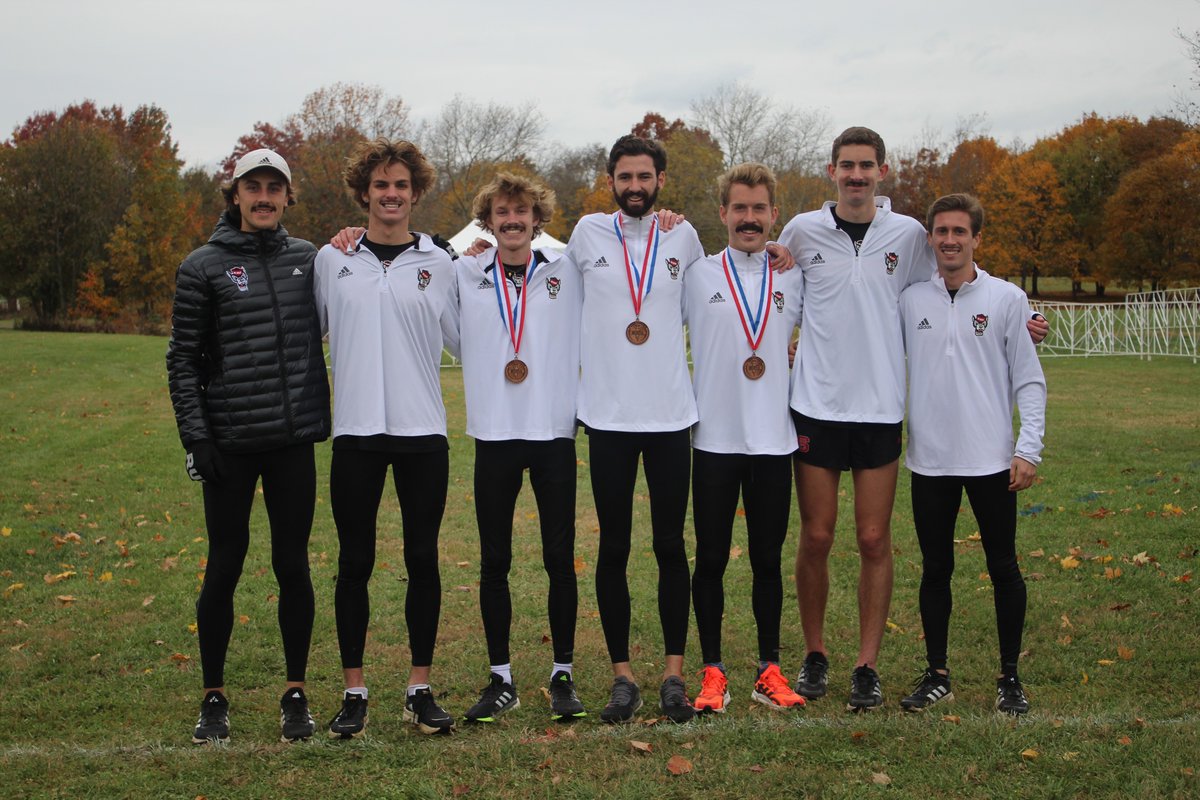 So proud of the Pack men for their fourth-place at the Southeast Regional!

<a href="/jpflavin/">JP Flavin</a> places sixth, guaranteeing him an individual spot at the NCAA Championships 🐺

#PackXC | #PackRunning