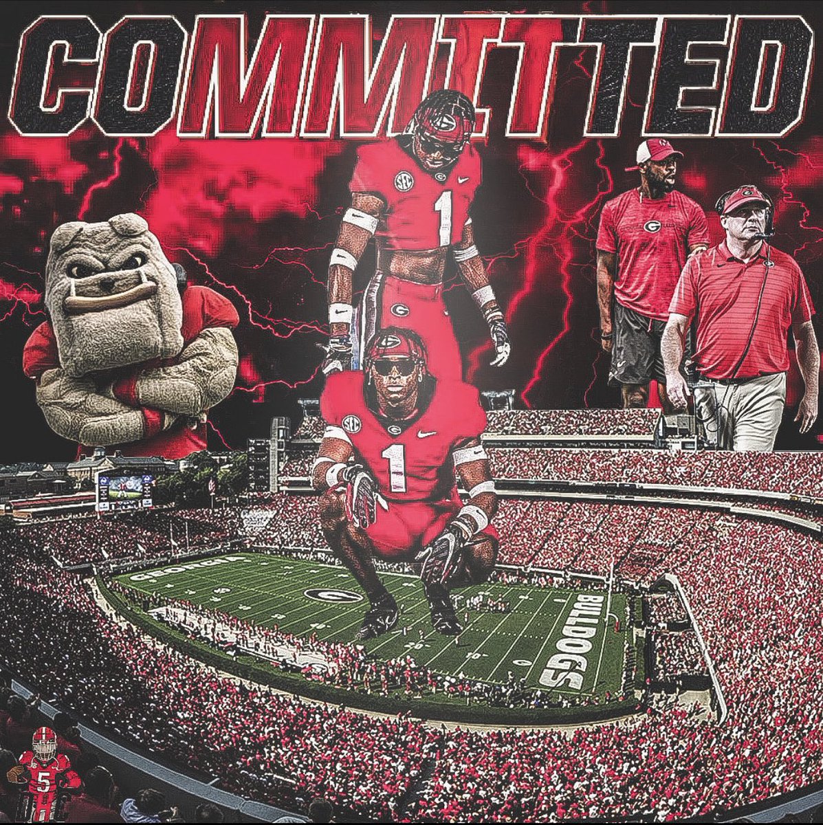 DHCentral_'s tweet photo. BREAKING: 4 ⭐️ DB @_Julian12k has committed to the dawgs https://t.co/ADOwD8Ejmq