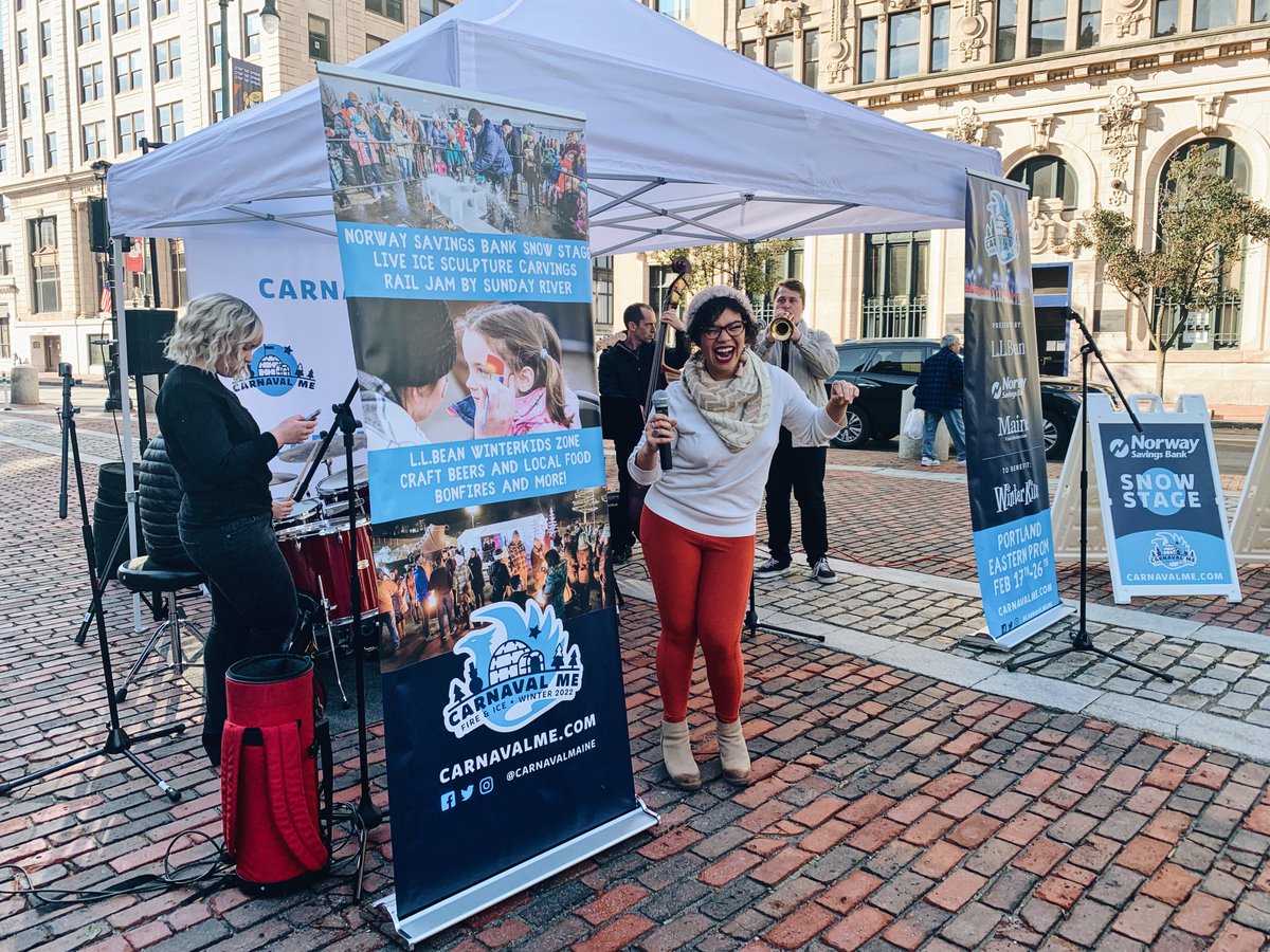 CarnavalMaine's tweet photo. Had a blast celebrating the launch of Carnaval ME 2022 this week ๐
Sending a big thank you to all of our partners and friends who joined us for a fun day in Monument Square!
#CarnavalME | #MadeInME https://t.co/Q21Qn35WqW