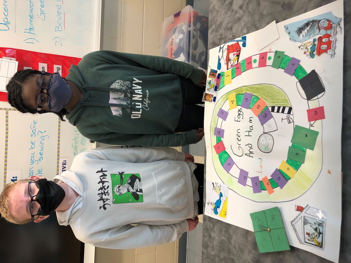 RMS FACS students work together to create and design a children’s board game tying themes of children's books. Students had to make sure the game taught an educational skill tied to child development.  Students had a lot of fun letting their creativity come to life.