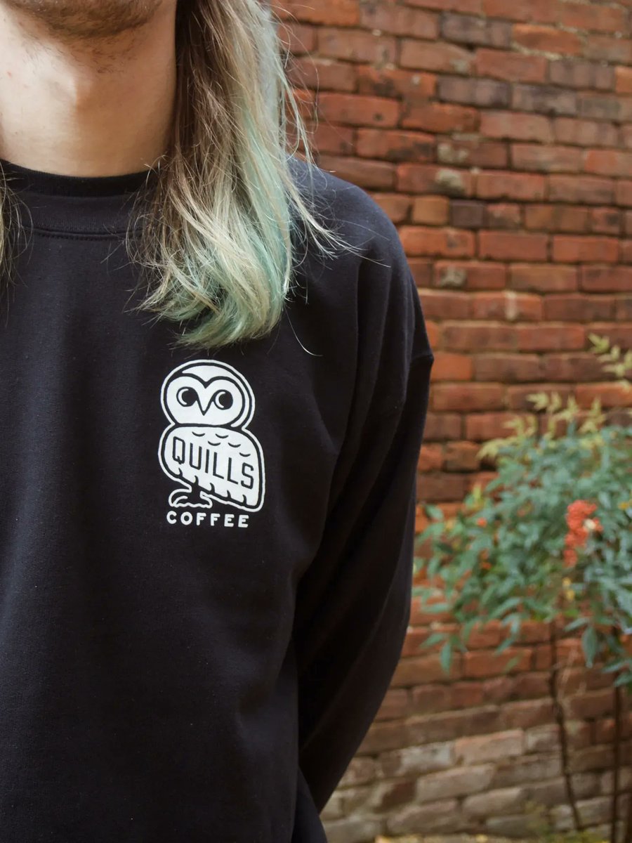 Our new merch has finally dropped!!!
Swing by, and grab one of these classic and comfy sweatshirts, at any of our locations! 
#quillscoffee