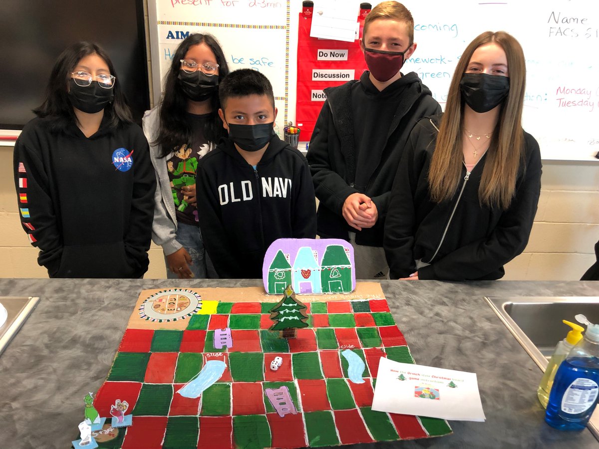 RMSWavePride's tweet image. RMS FACS students work together to create and design a children’s board game tying themes of children's books. Students had to make sure the game taught an educational skill tied to child development.  Students had a lot of fun letting their creativity come to life.