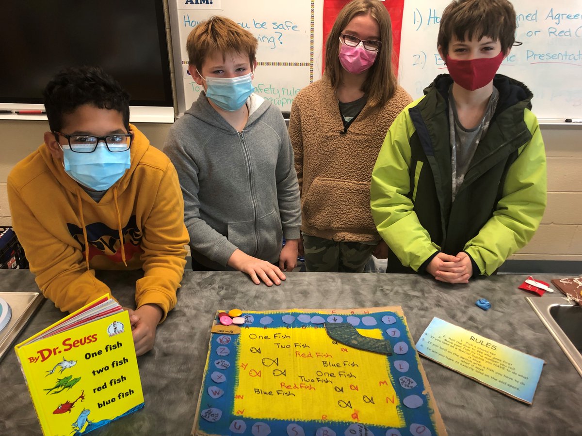 RMSWavePride's tweet image. RMS FACS students work together to create and design a children’s board game tying themes of children's books. Students had to make sure the game taught an educational skill tied to child development.  Students had a lot of fun letting their creativity come to life.