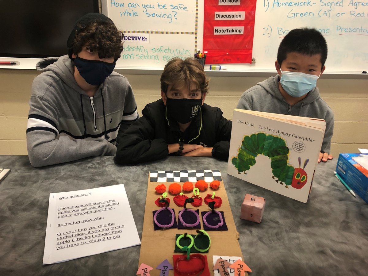 RMSWavePride's tweet image. RMS FACS students work together to create and design a children’s board game tying themes of children's books. Students had to make sure the game taught an educational skill tied to child development.  Students had a lot of fun letting their creativity come to life.