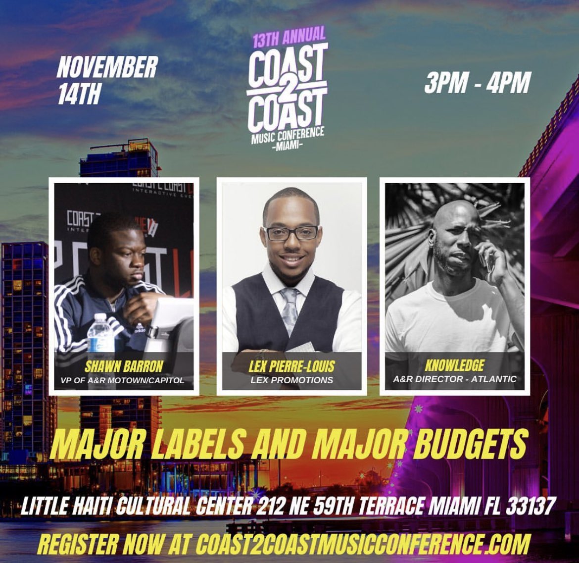 _tonyMC's tweet photo. Catch @RickRoss & Scott Storch at @coast2coastmag’s #C2CMusicConference at the #LHCC in Miami this weekend! I’ll be in the building interviewing artists, panelists and more. Plus that VIP Yacht Party is gonna be 🔥🔥🔥
🎟: https://t.co/ut0yTNykMC https://t.co/xjYhLm9s4a
