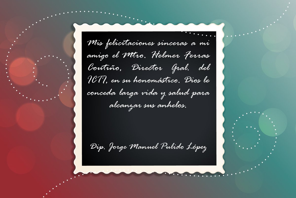 Jorge Manuel Pulido López tweet media