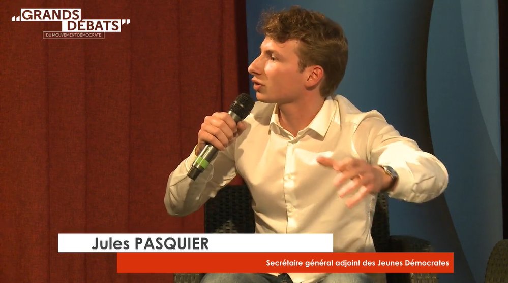 DamienRenault94's tweet photo. Dans le cadre du #GDMoDem, @JulesPasquier se dit très favorable aux partis politiques et qu'ils soient plus nombreux à être représentés à travers la #proportionnelle.
Par ailleurs, il soutient une évolution du système des parrainages pour permettre les initiatives personnelles. https://t.co/0iwkoAi3kt